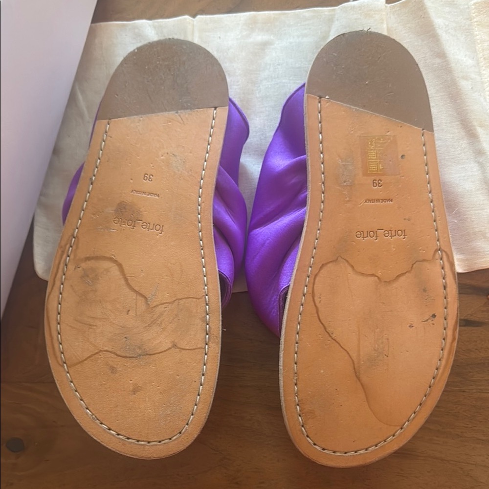 Forte Forte Purple Sandals, worn 1 time! Size 39 (9) - Picture 6 of 6
